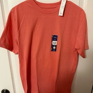 George Men9s Short Sleeve Tee - Coral